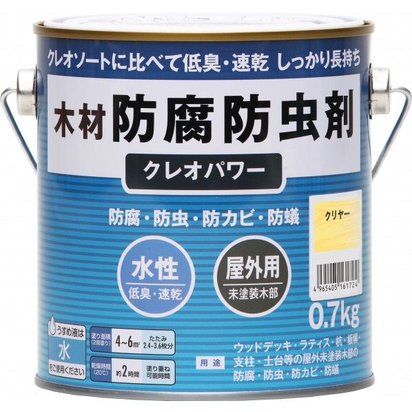 和信ペイント クレオパワー 0.7kg 1缶 トップ 驚きの値段で クリヤー