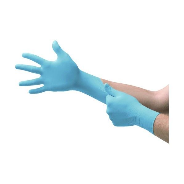 アンセル 供え 83％以上節約 ヘルスケア ジャパン ニトリルゴム使い捨て手袋エッジ 100枚 82-134-10 ブルー