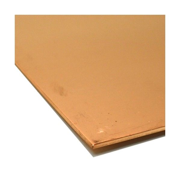 TETSUKO 銅 消費税無し ついに再販開始 金属切板銅板タフピッチ C1100P 4枚 W100×L900mm B0828CF17Y t1.0mm