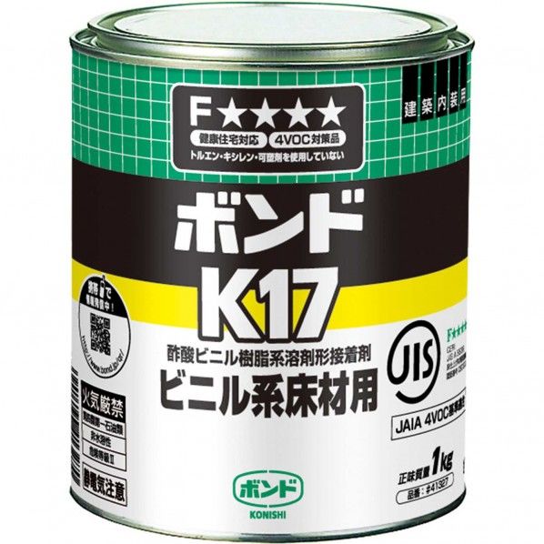 コニシ ボンドK17 ビニル系床材用 史上一番安い 新品入荷 111 x 1缶 mm K17-1 130