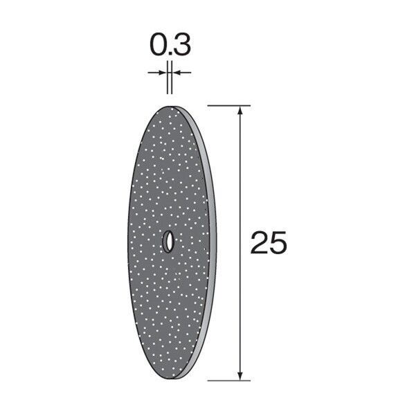 ミニター ミニモカッティング砥石WAφ25×0.7(10個入) 57 x 39 x 12 mm MC2014