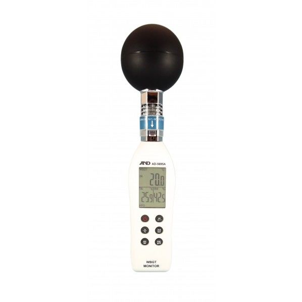 輝く高品質な AD 黒球型 熱中症指数モニター AD5695A 直送商品 1台