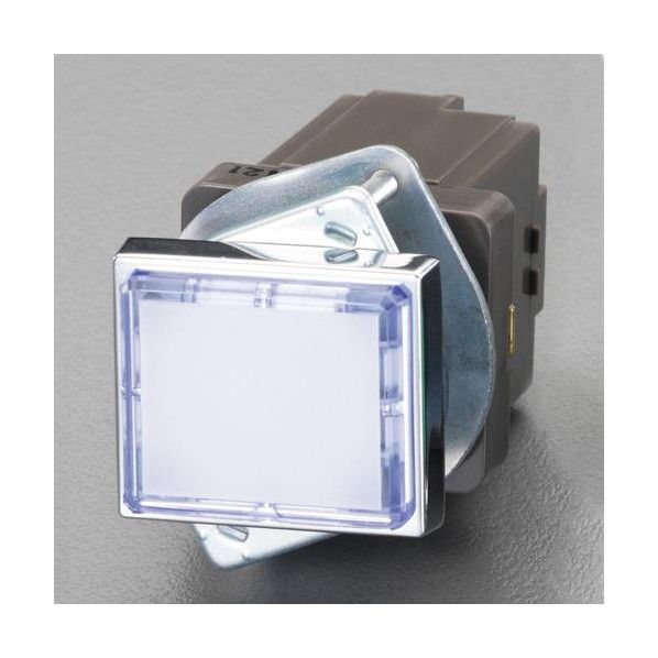 エスコ esco AC200V LED表示燈 迅速な対応で商品をお届け致します 1個 乳白色 EA940DB-25B 【国内発送】 角型