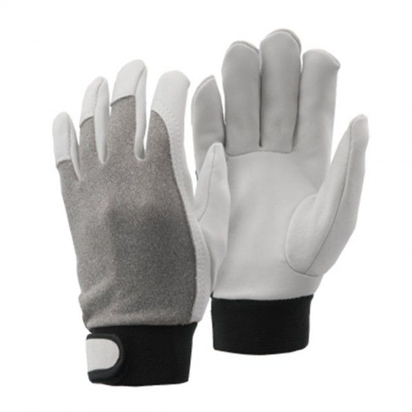 おたふく手袋 シーフﾟスキン 甲メリマシﾞック L 国際ブランド 1個 代引き手数料無料 グレー K-439