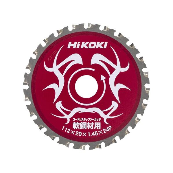 HiKOKI(旧日立工機) チップソー(軟鋼材用) チップソーカッタ用 112×24P 0032-6251 1個