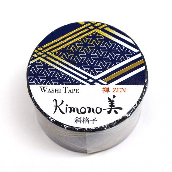 人気が高い kimono美 マスキングテープ 25mmx5m 1個 福袋特集 斜格子 GR-3028