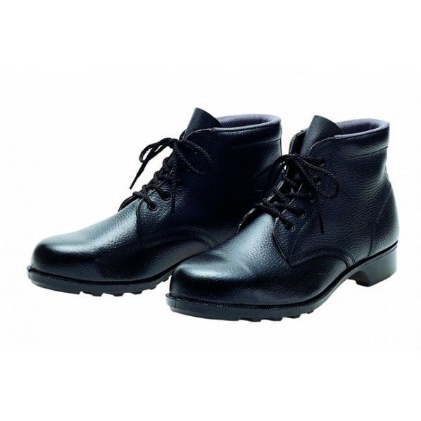 ドンケル 一般作業用安全靴(ミドルカット)ラバー1層底 耐滑 ブラック 29.0cm 603 1足