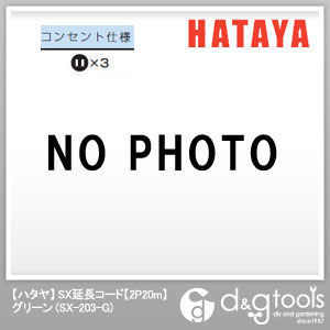 ハタヤ 最新作 日本産 HATAYA ハタヤ2P延長コード20mグリーン グリーン 325 mm SX-203-G 74 159 x