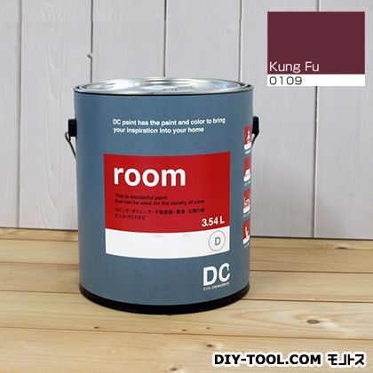DCペイント 最大50%OFFクーポン かべ紙に塗る水性塗料Room ブランド激安セール会場 室内壁用ペイント 0109 Kung 約3.8L Fu