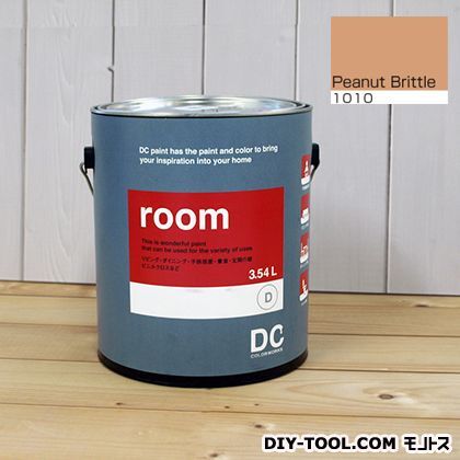 DCペイント かべ紙に塗る水性塗料Room お見舞い 室内壁用ペイント 1010 約3.8L 楽天カード分割 Brittle Peanut