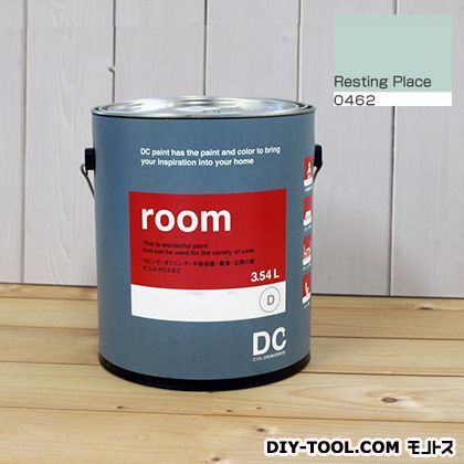 DCペイント かべ紙に塗る水性塗料Room 室内壁用ペイント 0462 Place 【SALE／88%OFF】 賜物 約3.8L Resting