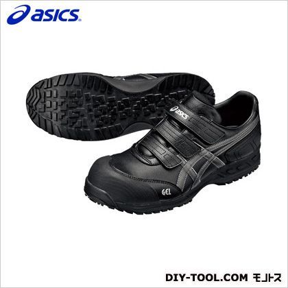 アシックス 作業用靴 非売品 ウィンジョブ ランキングや新製品 52S 9075ブラック×ガンメタル 24.5cm FIS52S.9075 24.5