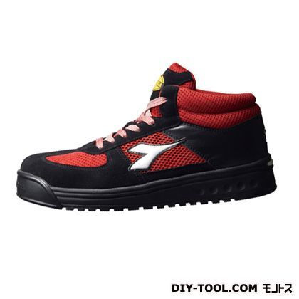 ディアドラ イーグレット作業用靴 公式ストア 非常に高い品質 BLK+RED+WHT 27.0cm EG-231