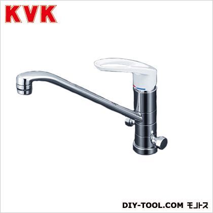 KVK 流し台用シングルレバー式混合栓 68％以上節約 高品質新品 KM5041 奥行×高さ:262×637mm