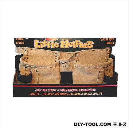 クニーズ 子供用ベルト付き革製腰袋腰袋両側ベルト子供用(ウエストポーチ) AP-710