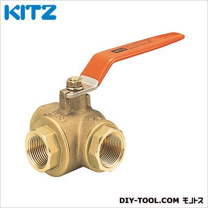 KITZ 好きに 青銅製Tボールバルブ 三方 メーカー公式 25A T4T1B