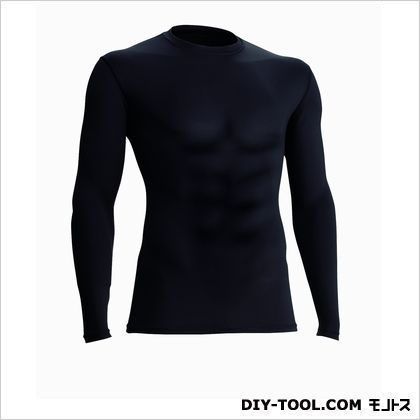 ラカン クールサポート適圧適圧長袖Tシャツ 安全Shopping 黒 7102-33-3L 3L 【激安セール】