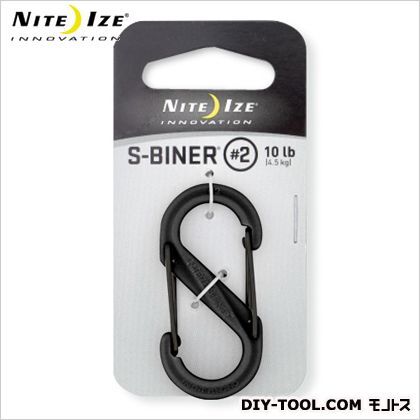 お気に入 NITE IZE 日本に NiteIzeエスビナープラスチック＃2BG ブラック NI01097 52mm×25mm×6mm BG
