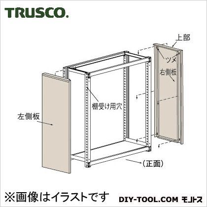 トラスコ(TRUSCO) M3・M5型棚用はめ込み式側板750XH1800ネオグレ NG 