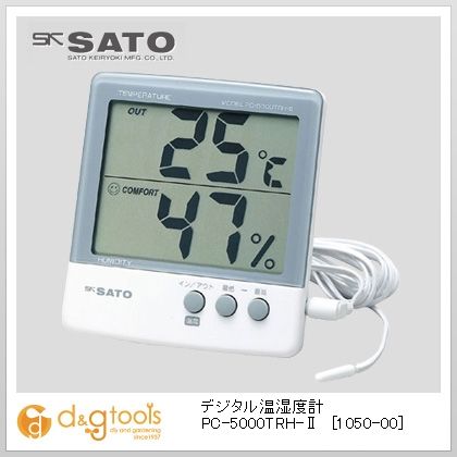 SATO 最大59％オフ！ 佐藤最高最低温湿度計 PC-5000TRH2 供え